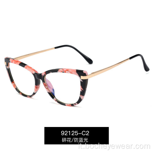 Occhiali da vista alla moda TR90 per giochi per computer protezione degli occhi occhiali anti Blu ray per uomini e donne